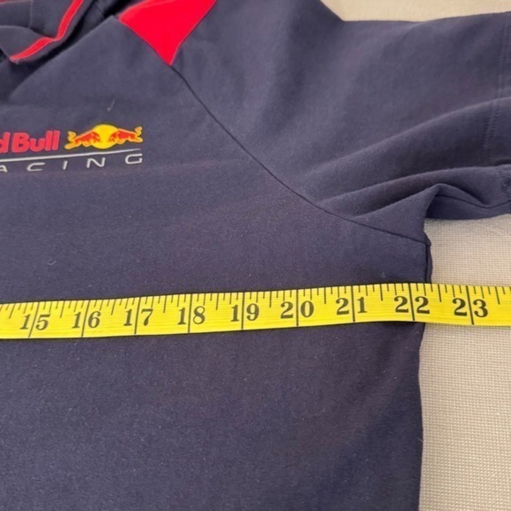 Red Bull‎ Racing Polo Shirt Mens Large Blue/Red - Picture 10 of 11